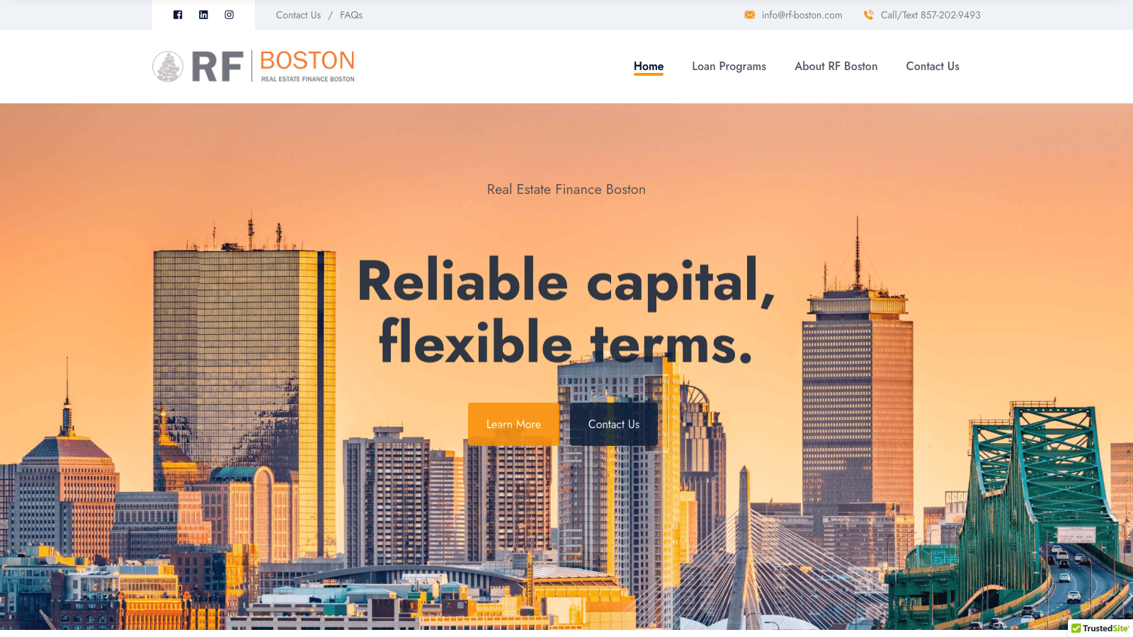 RF Boston website